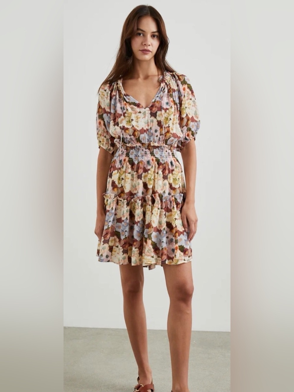 Rails Fiorella Dress Floral Tiered
Short Dress in Multi-Color